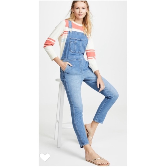 FRAME Denim Le Garcon Overalls. - Picture 1 of 11